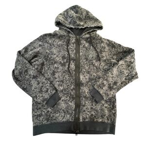 Nike Lebron James Mens Hoodie Gray Full Zip Sz. S